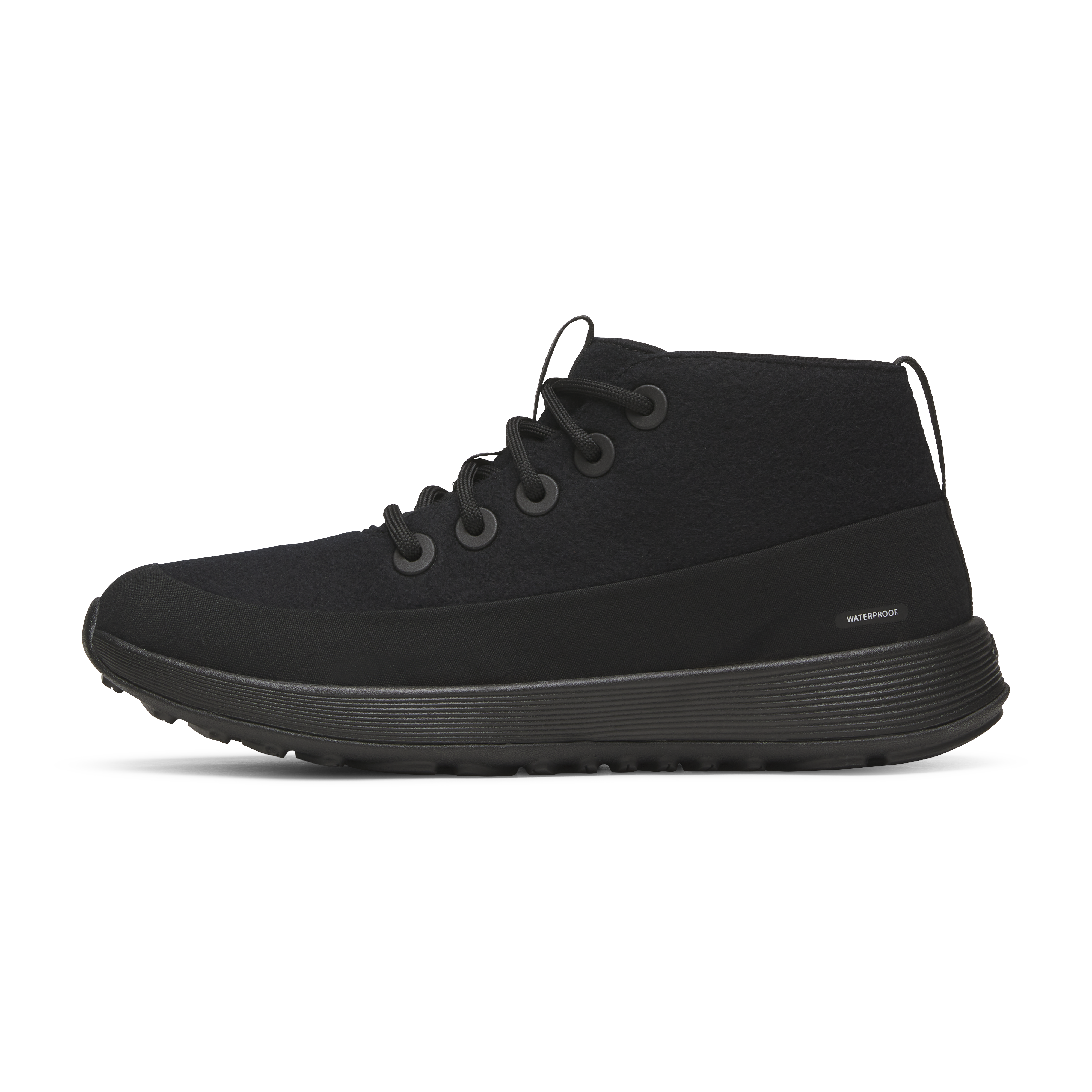 Men's Wool Runner NZ Mid Waterproof - Natural Black (Natural Black Sole)